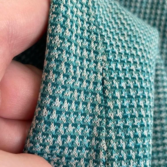 Vintage 70s kids green houndstooth overalls - Picture 5 of 7